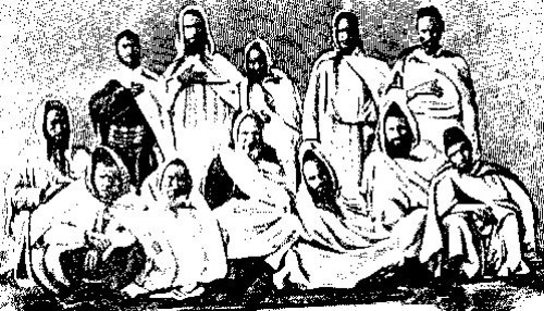 Группа марокканских евреев 1900-е годы.