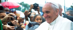 Папа Римский Франциск на острове Лесбос