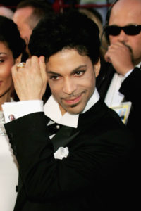 HOLLYWOOD - FEBRUARY 27: Musician Prince arrives at the 77th Annual Academy Awards at the Kodak Theater on February 27, 2005 in Hollywood, California. (Photo by Carlo Allegri/Getty Images) *** Local Caption *** Prince