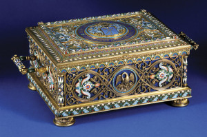 The stunning Durnovo Jewel Casket, c. 1889. Courtesy of the Sonoma County Museum.