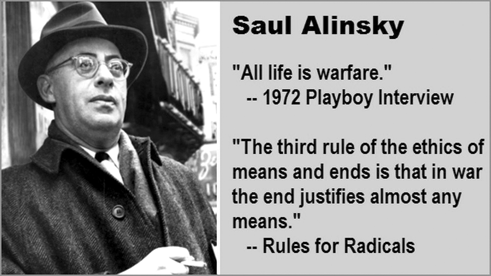  Саул Алинский, выдержка из книги «Правила для радикалов» 