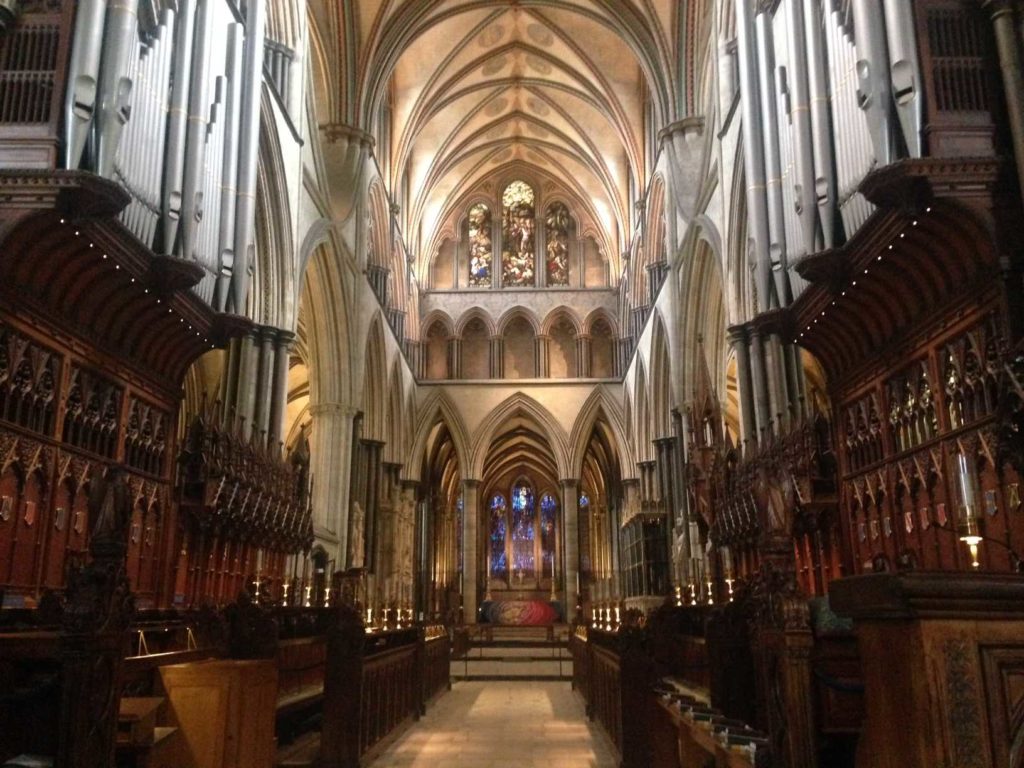 4. Salisbury Cathedral interior