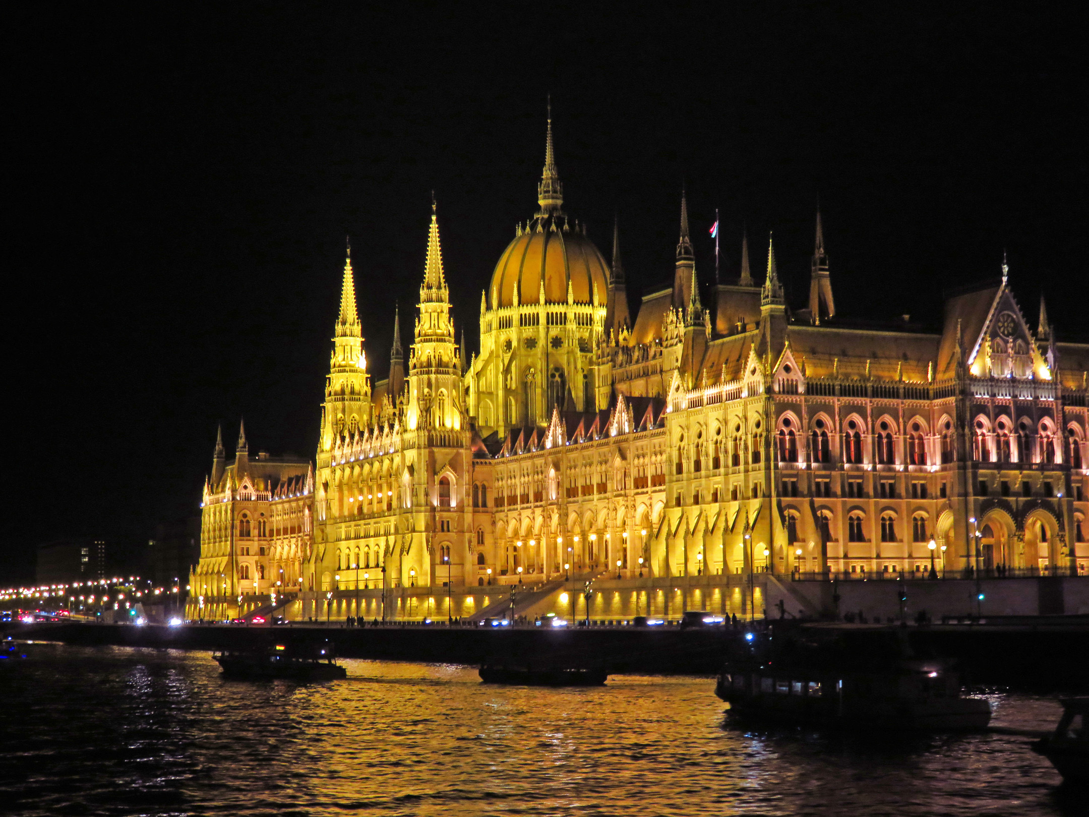 3. Budapest Parliament at night