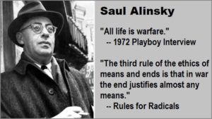 Саул Алинский, автор "Правил для радикалов"