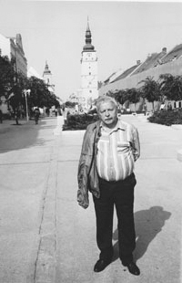 Юрий Левитанский в Братиславе, 1990 г.