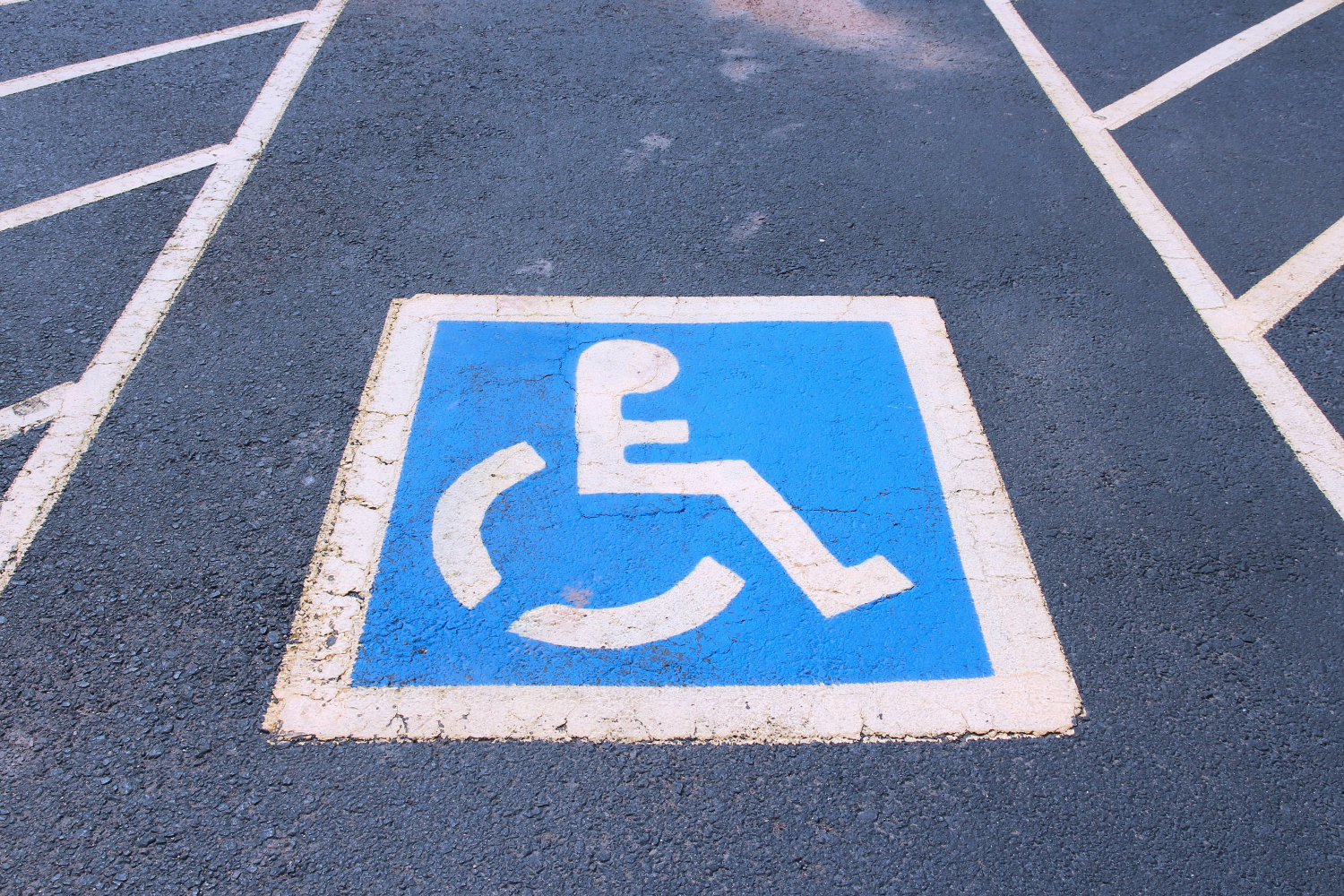 Parking spot disabled