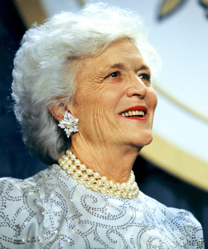 Первая леди Барбара Буш 