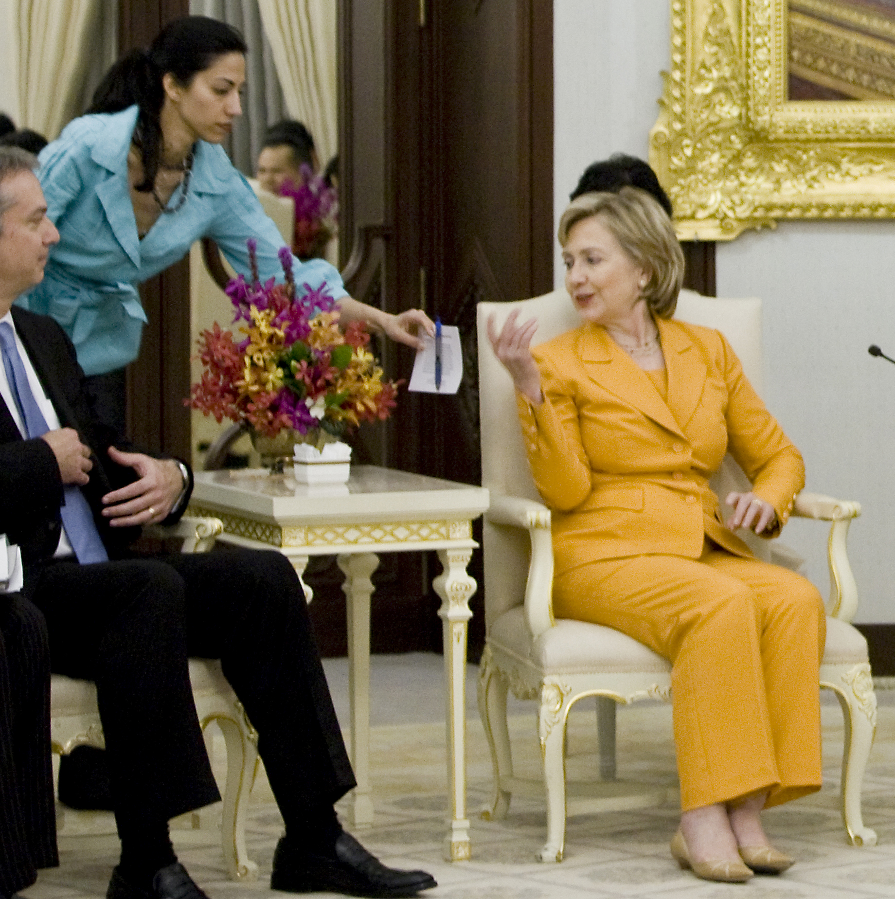 Хиллари Клинтон и Хума Абедин. 21 июля 2009 г. Photo: Government of Thailand 