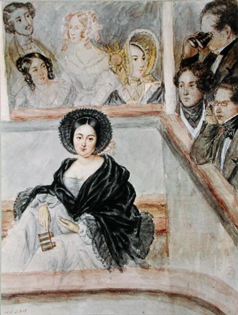 Мари Дюплесси. Художник Camille Roqueplan (1803–1855) 