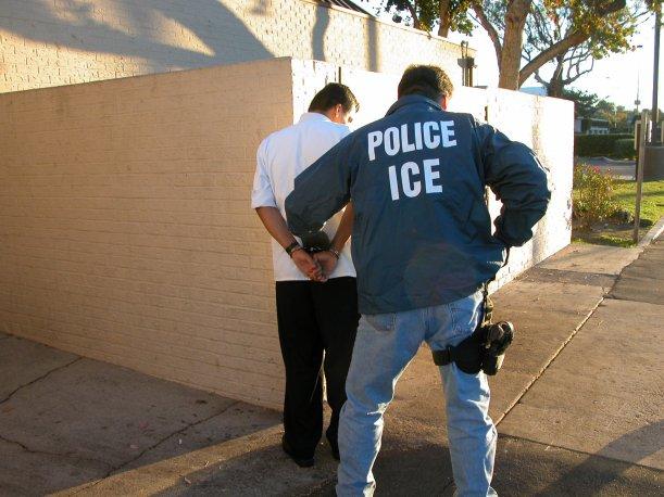 Арест нелегального иммигранта 