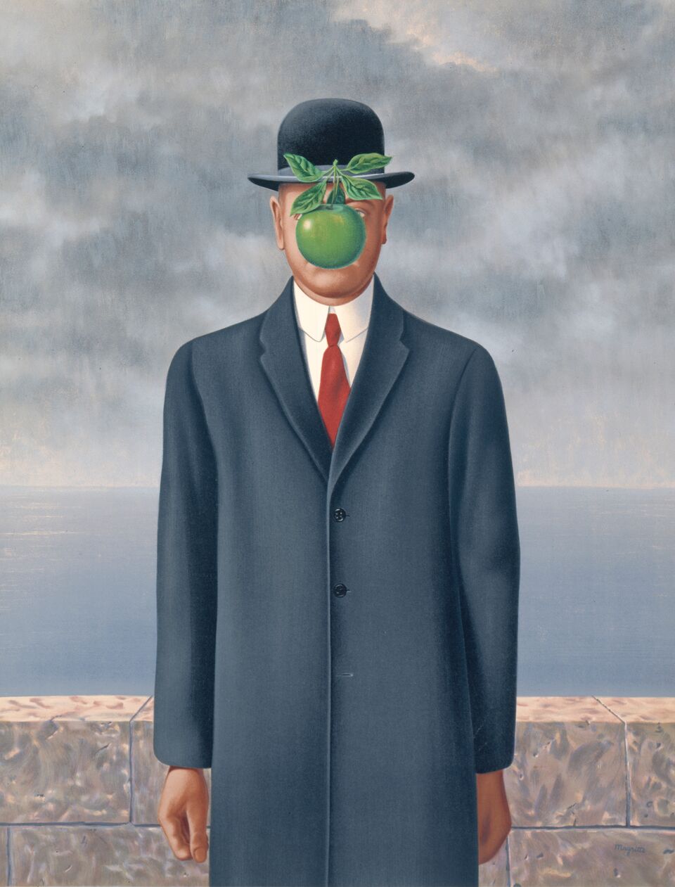 2. Rene Magritte The Son of Man