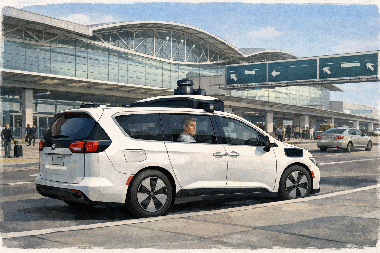 Waymo начала возить пассажиров в аэропорт