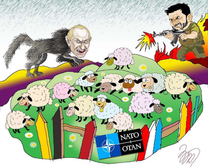 Чуден НАТО при тихой погоде
